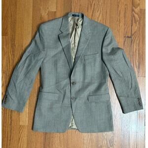 Lauren Ralph Lauren Men’s 42L Sport Coat Blazer – 100% Lambswool – Herringbone